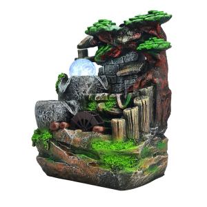 Συντριβάνι Feng Shui JK-180-022, φωτιζόμενο, 20 x 16 x 27cm | Οικιακός εξοπλισμός | elabstore.gr