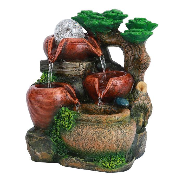 Συντριβάνι Feng Shui JK-180-024, φωτιζόμενο, 15 x 10 x 20cm | eLabstore.gr Συντριβάνι Feng Shui JK-180-024, φωτιζόμενο, 15 x 10 x 20cm | Οικιακός εξοπλισμός | elabstore.gr