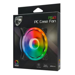 ROAR LED ανεμιστήρας RR-0016, 120mm, 4pin & 3pin, dual ring RGB | PC & Αναβάθμιση | elabstore.gr