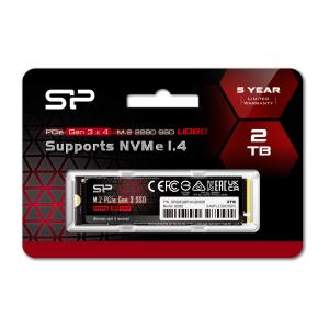 SILICON POWER SSD PCIe Gen3x4 M.2 2280 UD80, 2TB, 3.400-3.000MB/s | PC & Αναβάθμιση | elabstore.gr