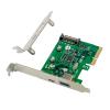 POWERTECH κάρτα επέκτασης PCIe σε USB 3.1 & USB-C ST618, ASM1142 | PC & Αναβάθμιση | elabstore.gr