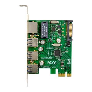 POWERTECH κάρτα επέκτασης PCIe σε USB 3.0 & GbE LAN ST642, VL805&RTL8153 | PC & Αναβάθμιση | elabstore.gr