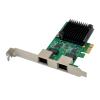 POWERTECH κάρτα επέκτασης PCIe σε 2x RJ45 2.5G ST7275, RTL8125B | Δικτυακά | elabstore.gr