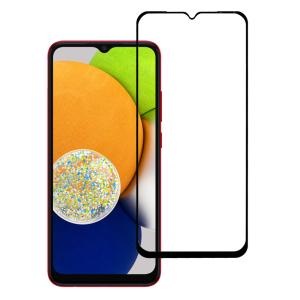 POWERTECH tempered glass 5D TGC-0574, Samsung A03, full glue, μαύρο | Αξεσουάρ κινητών | elabstore.gr