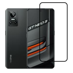 POWERTECH tempered glass 5D TGC-0577, Realme GT Neo 3, full glue, μαύρο | Αξεσουάρ κινητών | elabstore.gr