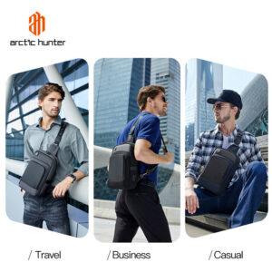ARCTIC HUNTER τσάντα Crossbody XB00116, θήκη για tablet, αδιάβροχη, γκρι | Προσωπική Φροντίδα | elabstore.gr