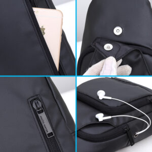 ARCTIC HUNTER τσάντα Crossbody XB13005, 4L, αδιάβροχη, μαύρη | Προσωπική Φροντίδα | elabstore.gr