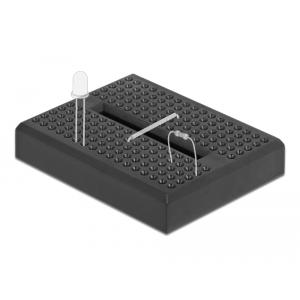 DELOCK mini breadboard 18317, 170 επαφών, συμβατό με Arduino, μαύρο | Gadgets - Αξεσουάρ | elabstore.gr