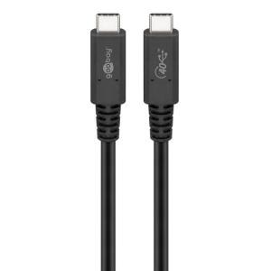 GOOBAY καλώδιο USB-C 60200, 1m, μαύρο | Αξεσουάρ κινητών | elabstore.gr