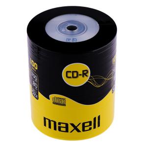 MAXELL CD-R 624037, 700ΜΒ, 80min, 52x speed, spindle pack 100τμχ | Αναλώσιμα - Είδη Γραφείου | elabstore.gr
