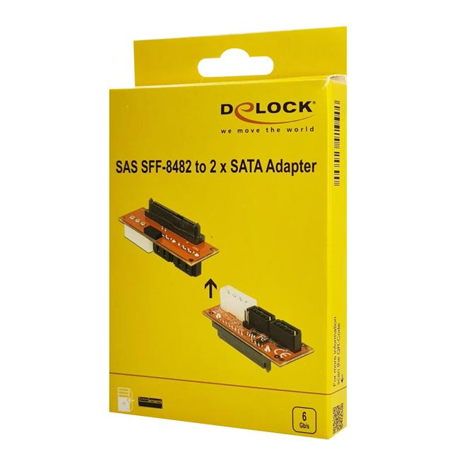 DELOCK κάρτα επέκτασης SAS SFF-8482 σε 2x SATA 62469, Hot Swap | eLabstore.gr DELOCK κάρτα επέκτασης SAS SFF-8482 σε 2x SATA 62469, Hot Swap | PC & Αναβάθμιση | elabstore.gr