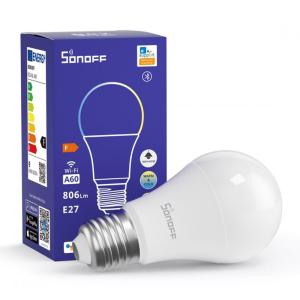 SONOFF smart λάμπα LED B02-BL-A60, Wi-Fi, 9W, E27, 2700K-6500K | Φωτισμός | elabstore.gr