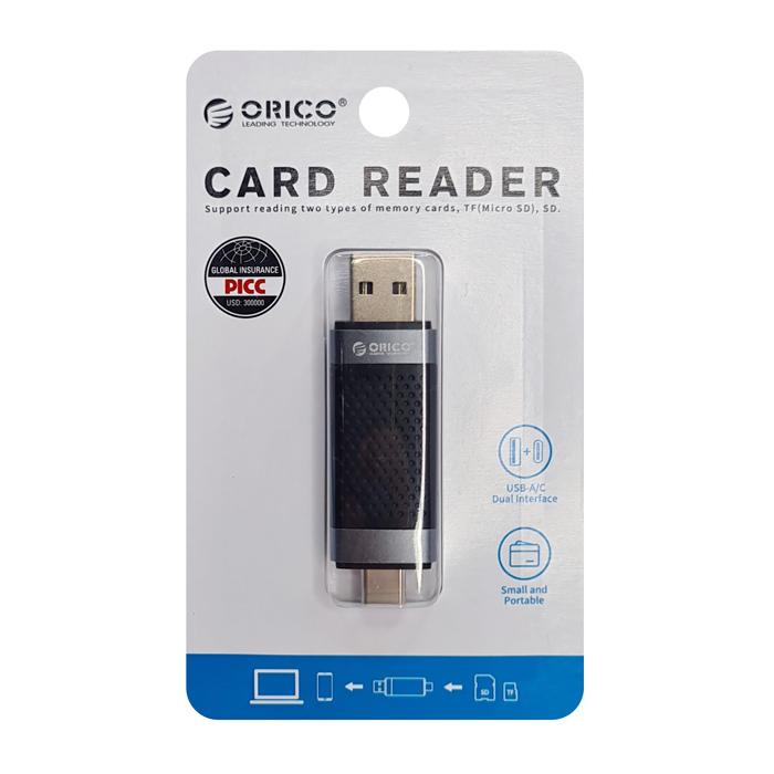 ORICO card reader CD2D-AC3 για SD & Micro SD, USB-C & USB 3.0, μαύρο | eLabstore.gr ORICO card reader CD2D-AC3 για SD & Micro SD, USB-C & USB 3.0, μαύρο | Συνοδευτικά PC | elabstore.gr