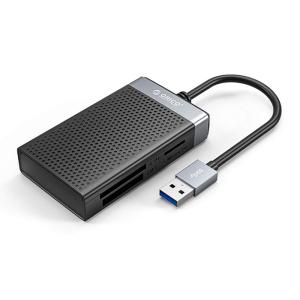 ORICO card reader CL4T-A3 για Micro SD/SD/CF/MS, USB 3.0, μαύρο | Συνοδευτικά PC | elabstore.gr