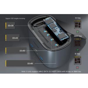 CABLETIME docking station DOCK131 με θήκη SSD, 11 θύρες, γκρι | Συνοδευτικά PC | elabstore.gr