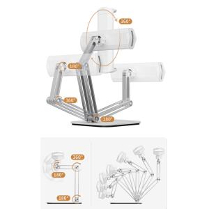 Μεταλλική βάση για tablet CT-PS03-AS, 4-13", ρυθμιζόμενη γωνία, λευκή | eLabstore.gr Μεταλλική βάση για tablet CT-PS03-AS, 4-13", ρυθμιζόμενη γωνία, λευκή | Tablet - Parts | elabstore.gr
