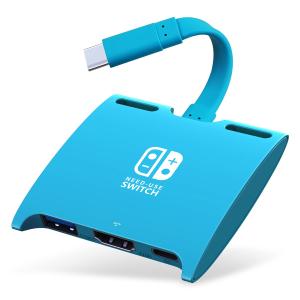 USB-C hub SHUB31 για Nintendo Switch, USB/HDMI 4K/USB-C PD 100W, μπλε | Συνοδευτικά PC | elabstore.gr