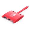 USB-C hub SHUB31 για Nintendo Switch, USB/HDMI 4K/USB-C PD 100W, κόκκινο | Συνοδευτικά PC | elabstore.gr