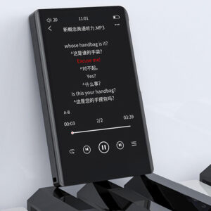 RUIZU MP3 player Η9 με οθόνη αφής 3.8", 16GB, BT, 1000mAh, μαύρο | Εικόνα & Ήχος | elabstore.gr