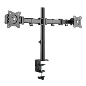 BRATECK βάση γραφείου LDT07-C024 για 2 οθόνες 13"-27", 8kg ανά οθόνη | Εικόνα & Ήχος | elabstore.gr