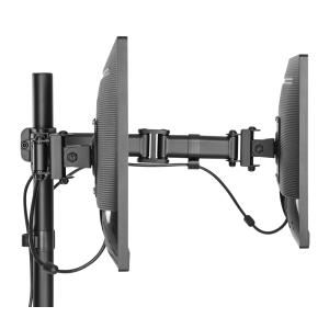 BRATECK βάση γραφείου LDT07-C024 για 2 οθόνες 13"-27", 8kg ανά οθόνη | Εικόνα & Ήχος | elabstore.gr