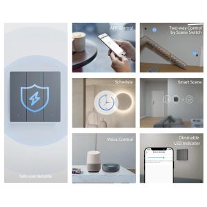 SONOFF smart διακόπτης M5-2C-86, διπλός, WiFi, γκρι | Εργαλεία | elabstore.gr