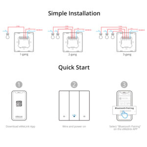 SONOFF smart διακόπτης M5-3C-86, τριπλός, WiFi, γκρι | eLabstore.gr