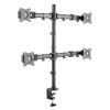 ITECHMOUNT βάση γραφείου MBS-22F για 4 οθόνες 13"-27", 8kg ανά οθόνη | Εικόνα & Ήχος | elabstore.gr