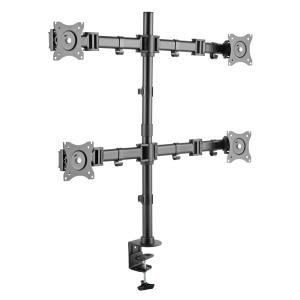 ITECHMOUNT βάση γραφείου MBS-22F για 4 οθόνες 13"-27", 8kg ανά οθόνη | Εικόνα & Ήχος | elabstore.gr