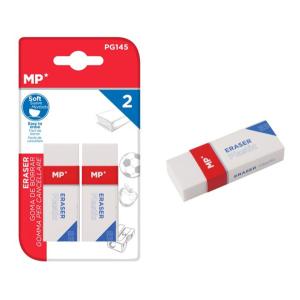 MP γόμα PG145, 65 x 23mm, λευκή, 2τμχ | Αναλώσιμα - Είδη Γραφείου | elabstore.gr