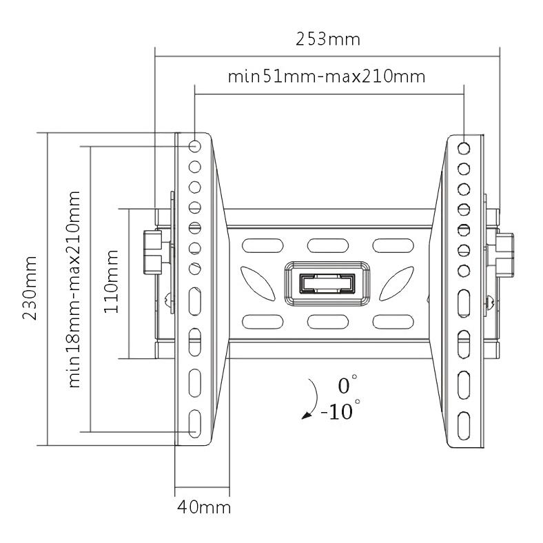 ITECHMOUNT επιτοίχια βάση PM2T, για οθόνη 23"-42", 50kg | eLabstore.gr ITECHMOUNT επιτοίχια βάση PM2T, για οθόνη 23"-42", 50kg | Εικόνα & Ήχος | elabstore.gr