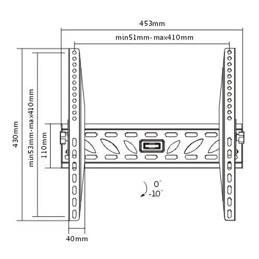 ITECHMOUNT επιτοίχια βάση PM4T, για οθόνη 32"-55", 50kg | eLabstore.gr ITECHMOUNT επιτοίχια βάση PM4T, για οθόνη 32"-55", 50kg | Εικόνα & Ήχος | elabstore.gr