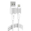 POWERTECH καλώδιο USB σε Lightning eco PTR-0110, 12W 2.4A, 1m, λευκό | Αξεσουάρ κινητών | elabstore.gr
