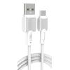 POWERTECH καλώδιο USB σε USB-C eco PTR-0111, 12W 2.4A, 1m, λευκό | Αξεσουάρ κινητών | elabstore.gr