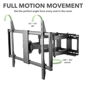 ITECHMOUNT επιτοίχια βάση PTRB-95R, για οθόνη 60"-100", 80kg | Εικόνα & Ήχος | elabstore.gr