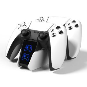 ROAR βάση φόρτισης gamepad RR-0020 για 2x PS5 DualSense, λευκή | Συνοδευτικά PC | elabstore.gr
