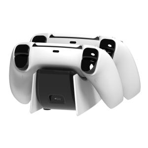 ROAR βάση φόρτισης gamepad RR-0020 για 2x PS5 DualSense, λευκή | Συνοδευτικά PC | elabstore.gr