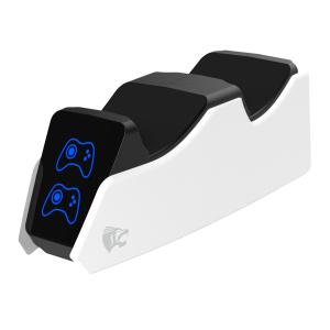 ROAR βάση φόρτισης gamepad RR-0020 για 2x PS5 DualSense, λευκή | Συνοδευτικά PC | elabstore.gr