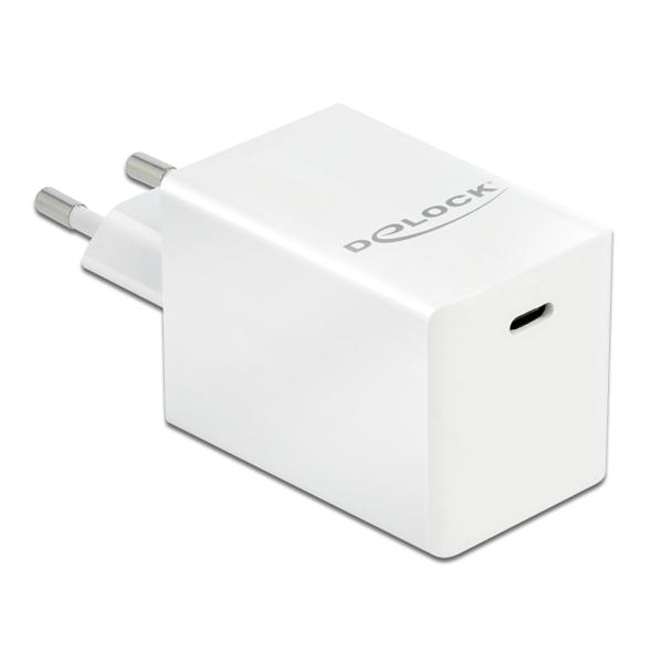 DELOCK φορτιστής τοίχου 41447, USB-C, PD 3.0, 60W, 5-20V, λευκός | eLabstore.gr DELOCK φορτιστής τοίχου 41447, USB-C, PD 3.0, 60W, 5-20V, λευκός | Αξεσουάρ κινητών | elabstore.gr