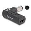 DELOCK αντάπτορας τροφοδοσίας 60005, USB-C σε HP 7.4x5mm, 90°, μαύρος | Αξεσουάρ για Laptop | elabstore.gr