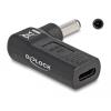 DELOCK αντάπτορας τροφοδοσίας 60007, USB-C σε Dell 4.5x3mm, 90°, μαύρος | Αξεσουάρ για Laptop | elabstore.gr