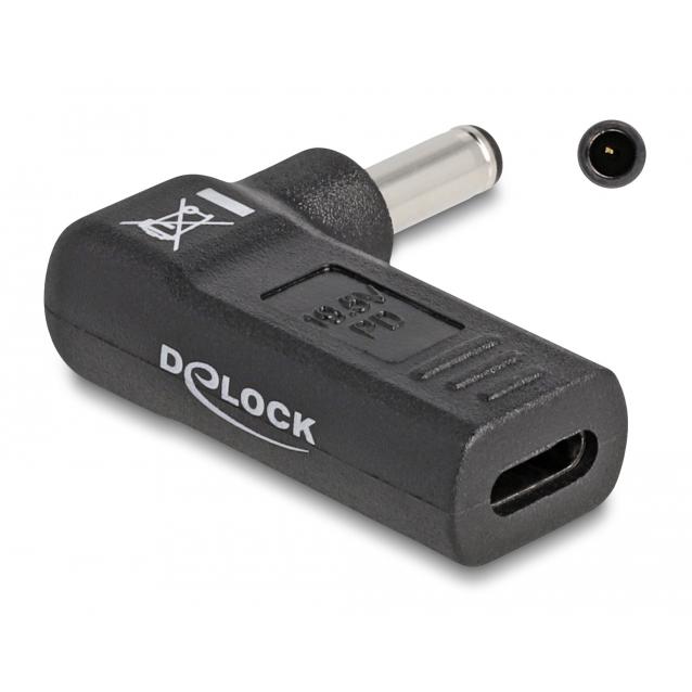DELOCK αντάπτορας τροφοδοσίας 60007, USB-C σε Dell 4.5x3mm, 90°, μαύρος | eLabstore.gr DELOCK αντάπτορας τροφοδοσίας 60007, USB-C σε Dell 4.5x3mm, 90°, μαύρος | Αξεσουάρ για Laptop | elabstore.gr