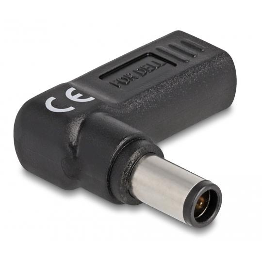 DELOCK αντάπτορας τροφοδοσίας 60008, USB-C σε Dell 7.4x5mm, 90°, μαύρος | eLabstore.gr DELOCK αντάπτορας τροφοδοσίας 60008, USB-C σε Dell 7.4x5mm, 90°, μαύρος | Αξεσουάρ για Laptop | elabstore.gr