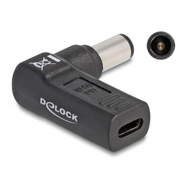 DELOCK αντάπτορας τροφοδοσίας 60008, USB-C σε Dell 7.4x5mm, 90°, μαύρος | eLabstore.gr DELOCK αντάπτορας τροφοδοσίας 60008, USB-C σε Dell 7.4x5mm, 90°, μαύρος | Αξεσουάρ για Laptop | elabstore.gr