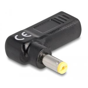 DELOCK αντάπτορας τροφοδοσίας 60009 USB-C σε Acer 5.5x1.7mm, 90°, μαύρος | Αξεσουάρ για Laptop | elabstore.gr