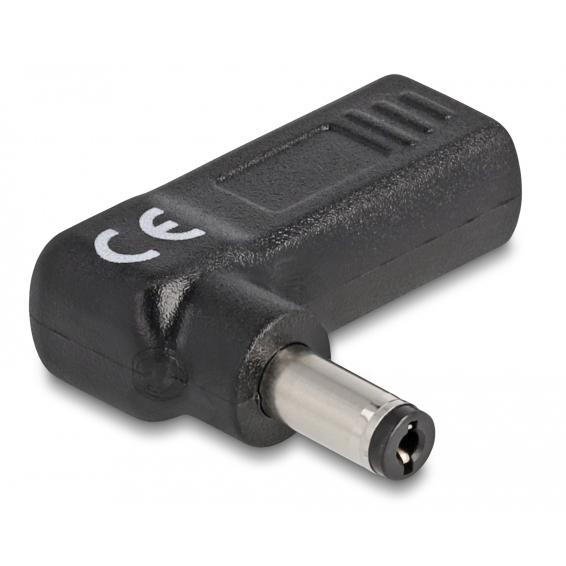 DELOCK αντάπτορας τροφοδοσίας 60010, USB-C σε 5.5x2.1mm, 90°, μαύρος | eLabstore.gr DELOCK αντάπτορας τροφοδοσίας 60010, USB-C σε 5.5x2.1mm, 90°, μαύρος | Αξεσουάρ για Laptop | elabstore.gr