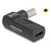 DELOCK αντάπτορας τροφοδοσίας 60011, USB-C σε 5.5x2.5mm, 90°, μαύρος | eLabstore.gr DELOCK αντάπτορας τροφοδοσίας 60011, USB-C σε 5.5x2.5mm, 90°, μαύρος | Αξεσουάρ για Laptop | elabstore.gr