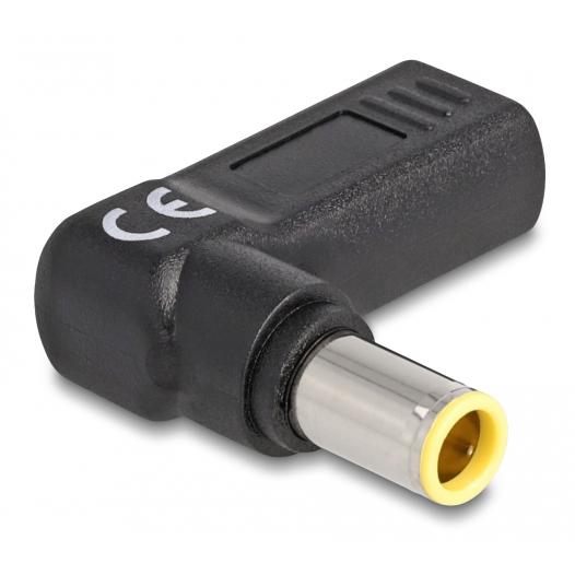 DELOCK αντάπτορας τροφοδοσίας 60012, USB-C σε IBM 7.9x5.5mm, 90°, μαύρος | eLabstore.gr DELOCK αντάπτορας τροφοδοσίας 60012, USB-C σε IBM 7.9x5.5mm, 90°, μαύρος | Αξεσουάρ για Laptop | elabstore.gr