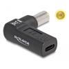 DELOCK αντάπτορας τροφοδοσίας 60012, USB-C σε IBM 7.9x5.5mm, 90°, μαύρος | Αξεσουάρ για Laptop | elabstore.gr