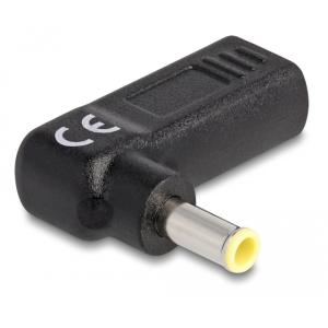 DELOCK αντάπτορας τροφοδοσίας 60013 USB-C σε Samsung 5.5x3mm, 90°, μαύρο | eLabstore.gr DELOCK αντάπτορας τροφοδοσίας 60013 USB-C σε Samsung 5.5x3mm, 90°, μαύρο | Αξεσουάρ για Laptop | elabstore.gr